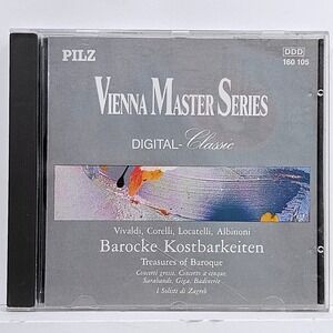 PILZ Vienna Master Series Barocke Kostbarkeiten CD 1990 West Germany Vivaldi 160